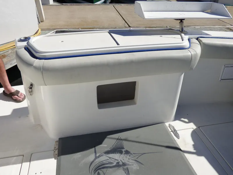 Transom baitwell