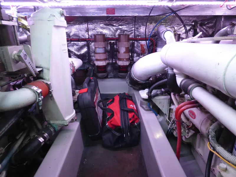 Engine - aft view