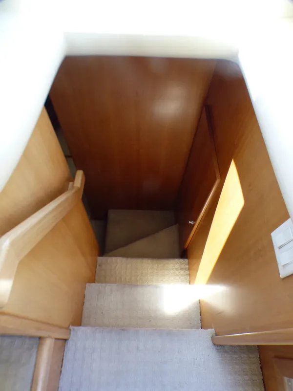 Stairwell down to Cabins & Heads