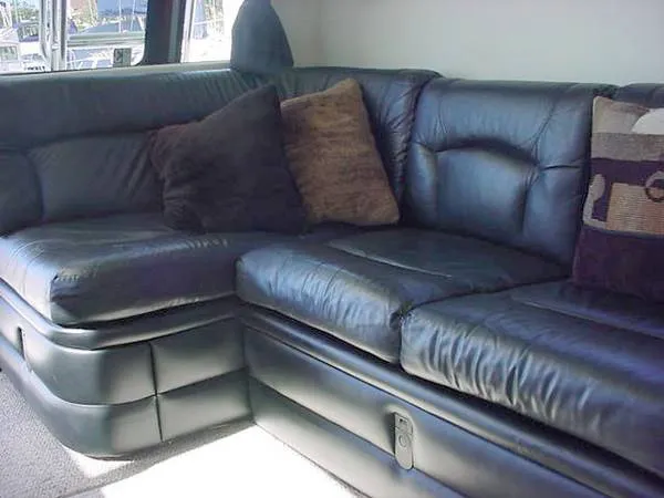 Leather couch/sleeper