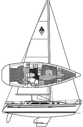 Catalina 380 Layout