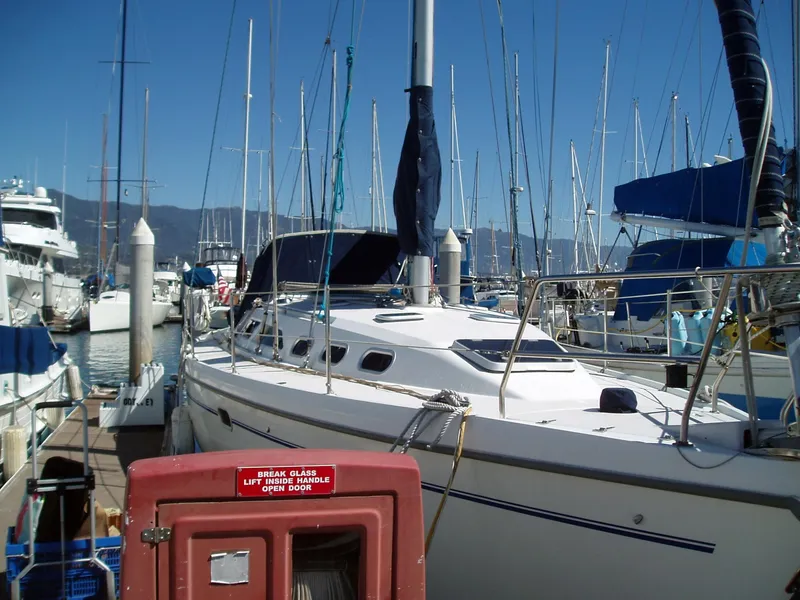Starboard side at dock