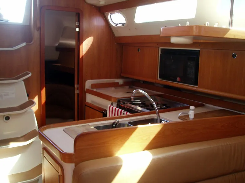 Galley looking aft