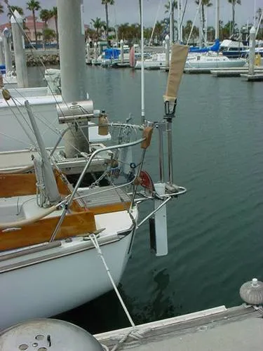 Stern with Windvane