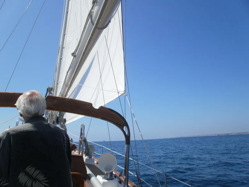 Under sail