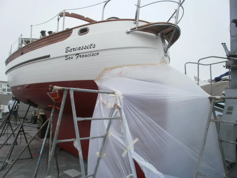 stern out of water