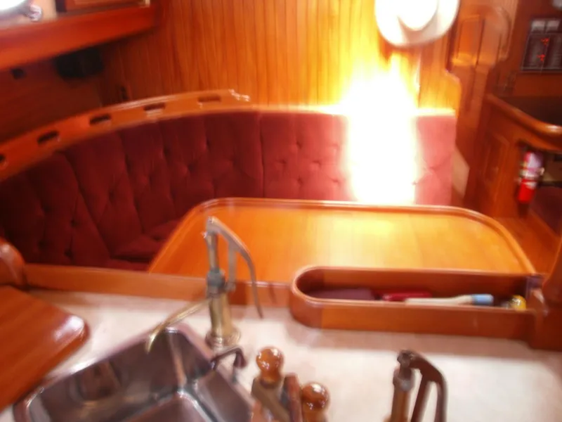 Dinette from galley looking aft