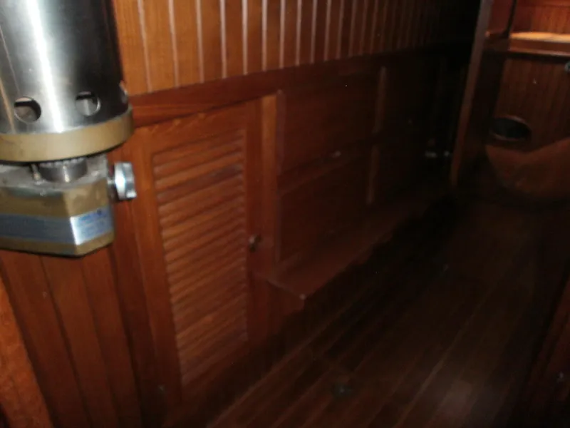 Drawers under master berth and force 10 heater