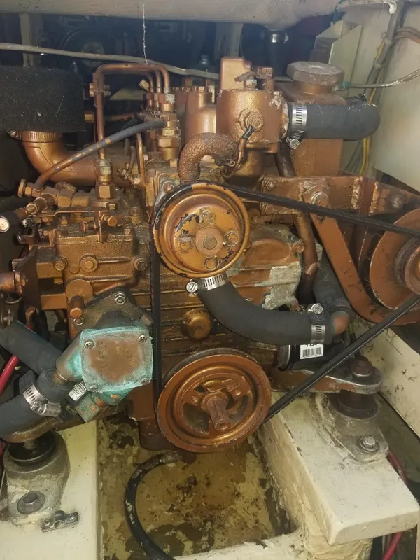 Front of Diesel Engine