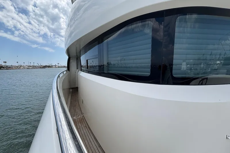 Sleek Norseman 80 yacht exterior with ocean view, 2010 model.