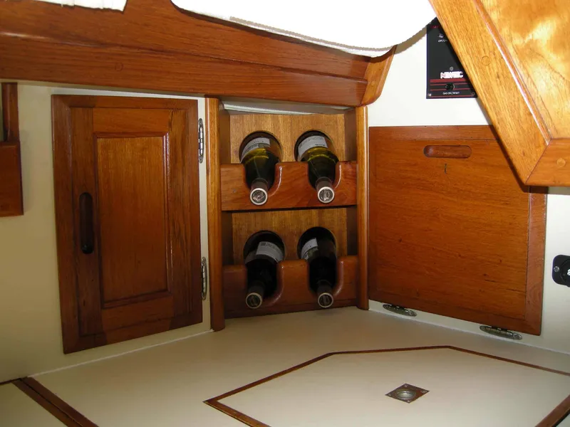 Wine Rack In Galley