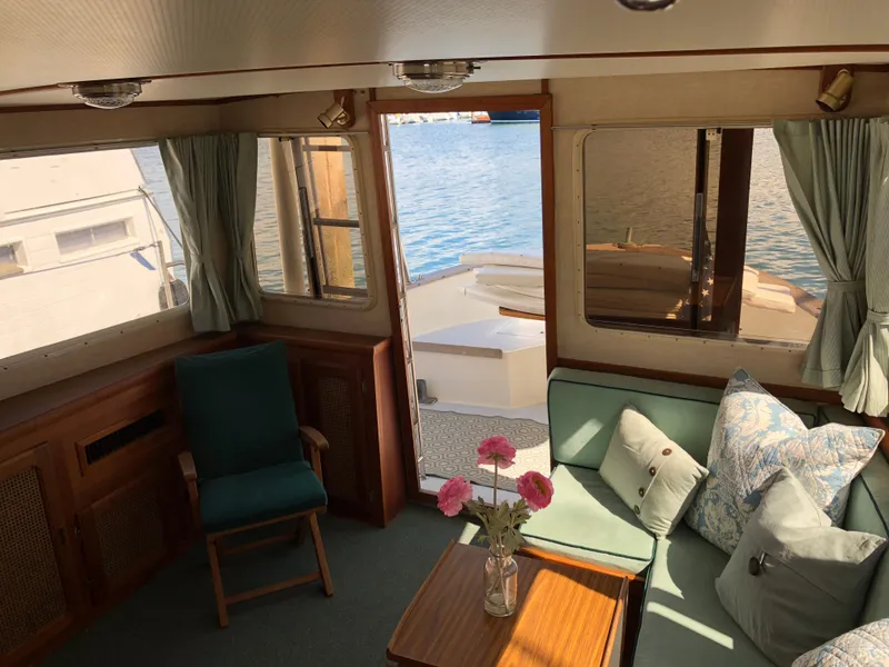 Main Salon looking aft