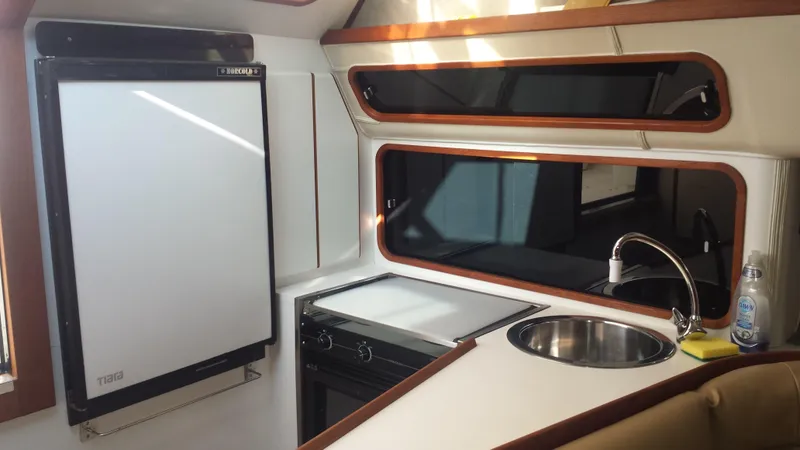 Galley with Stainless Steel Sink