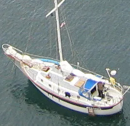 at anchor