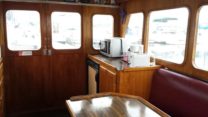 aft teak doors