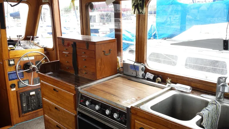 starboard side galley