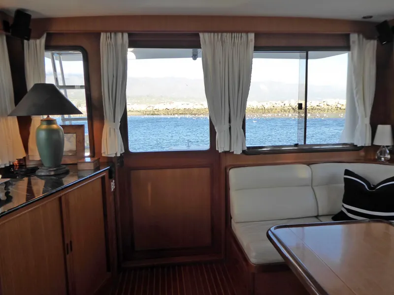 Aft door, window