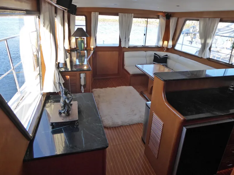 Looking aft from galley