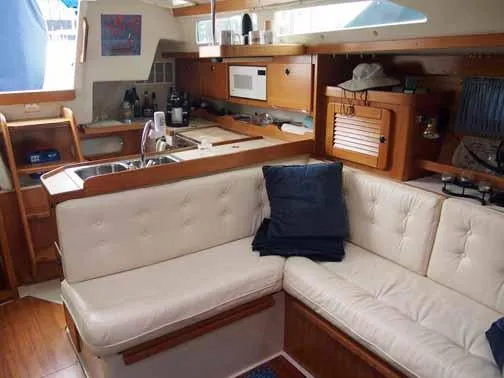 Looking aft to galley