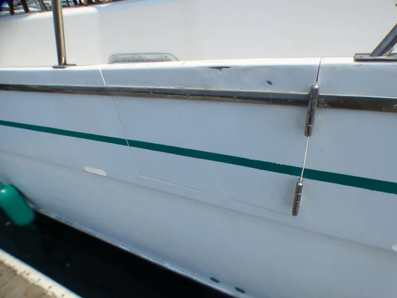 Boarding Doors on Both Sides of Boat