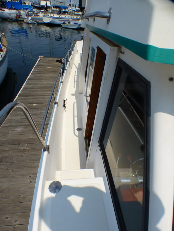 Looking Aft on Side Deck