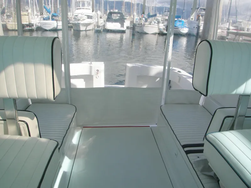 Looking aft