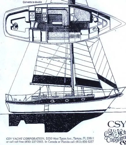 1979 CSY Yachts -- B Plan Cruising Sloop