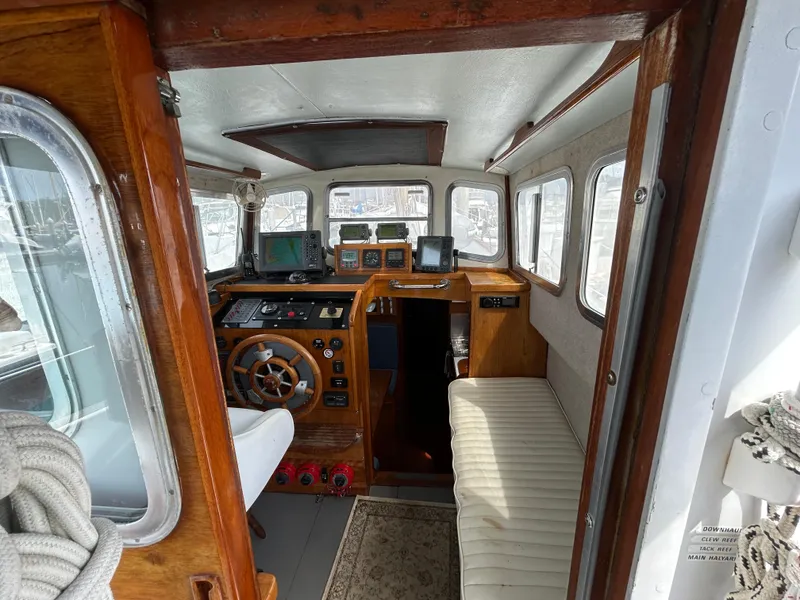 Looking in from Cockpit