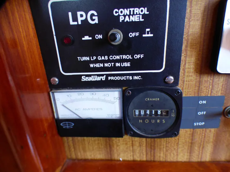 Hour on the genset 418