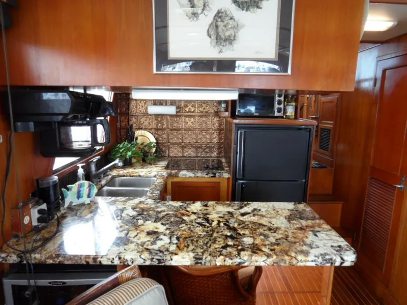 Galley w custom countertops