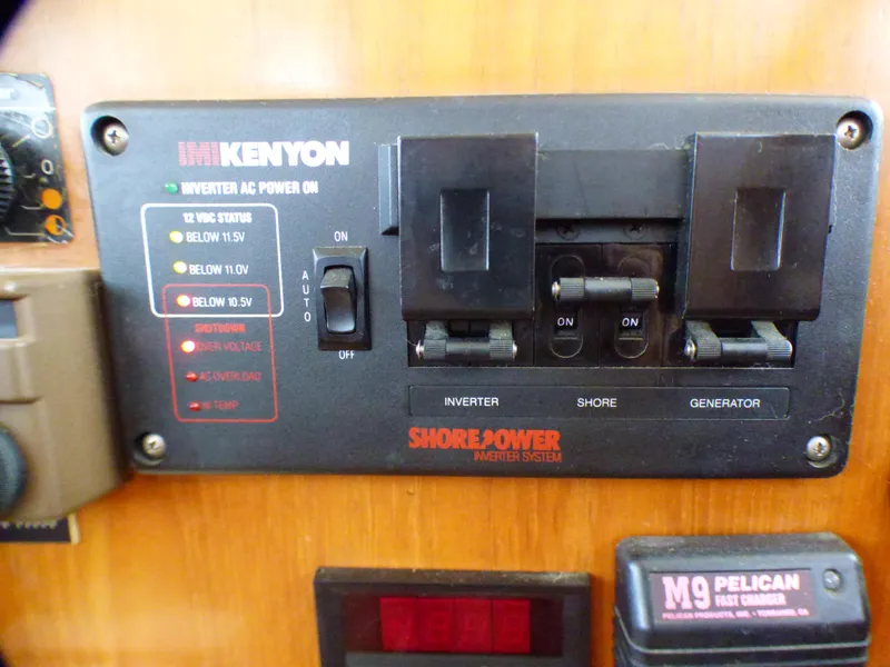 Generator-Inverter-Shore Power Selector Switches
