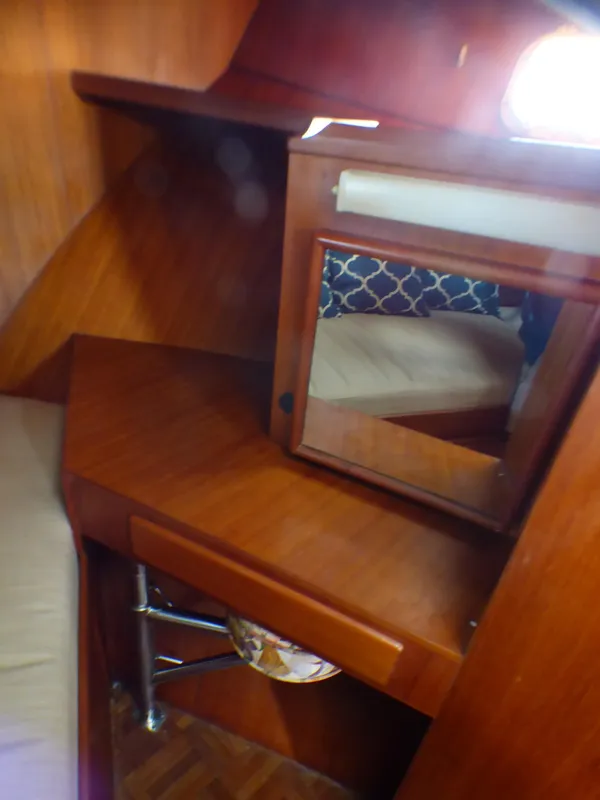 Vanity forward stateroom