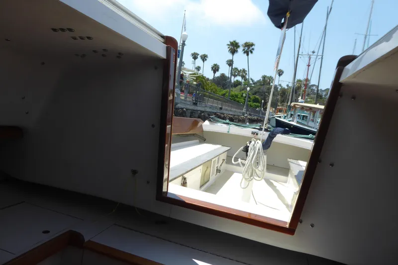 Out the companionway
