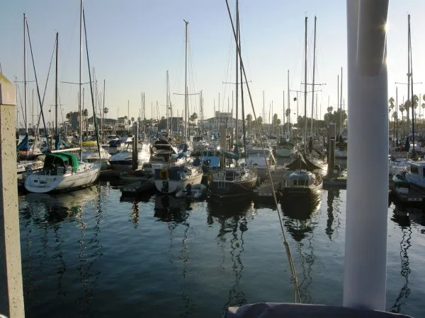 Aft view from slip