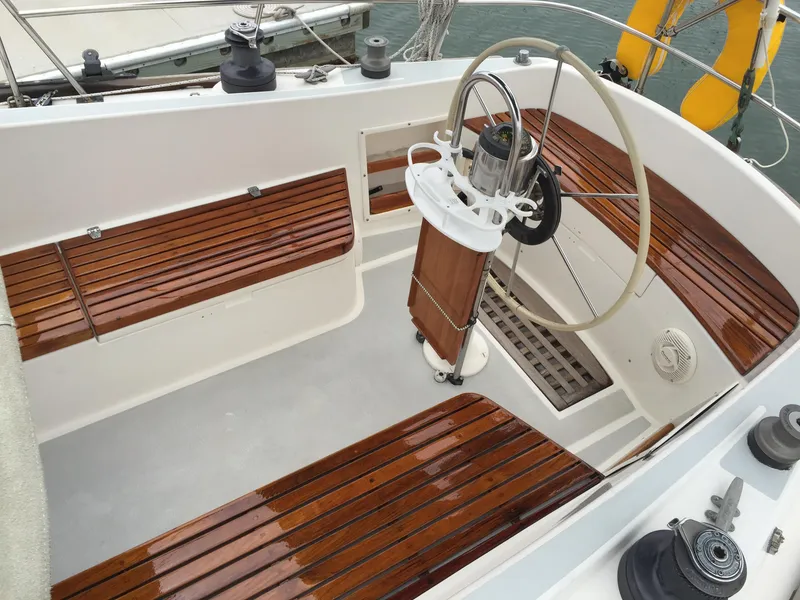 Freshly Varnished Cockpit