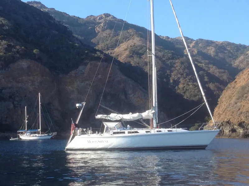 At Anchor at Santa Cruz Island