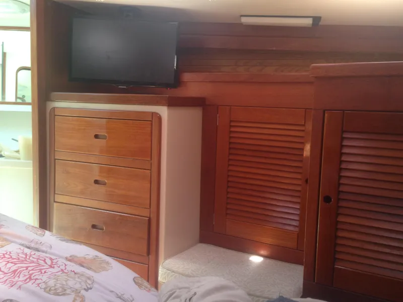TV and Hanging Lockers
