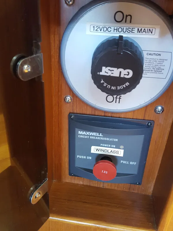 Windlass control and battery switch