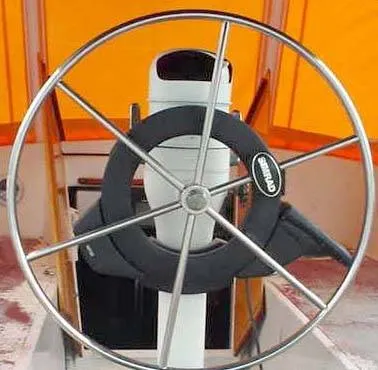 Wheel, Simrad Autopilot, Pedestal Mounted Compass