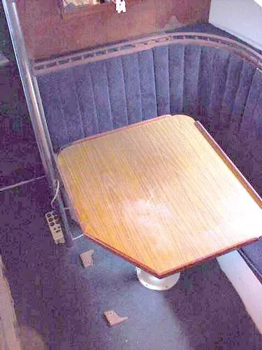 Down Companionway to Starboard Salon Area