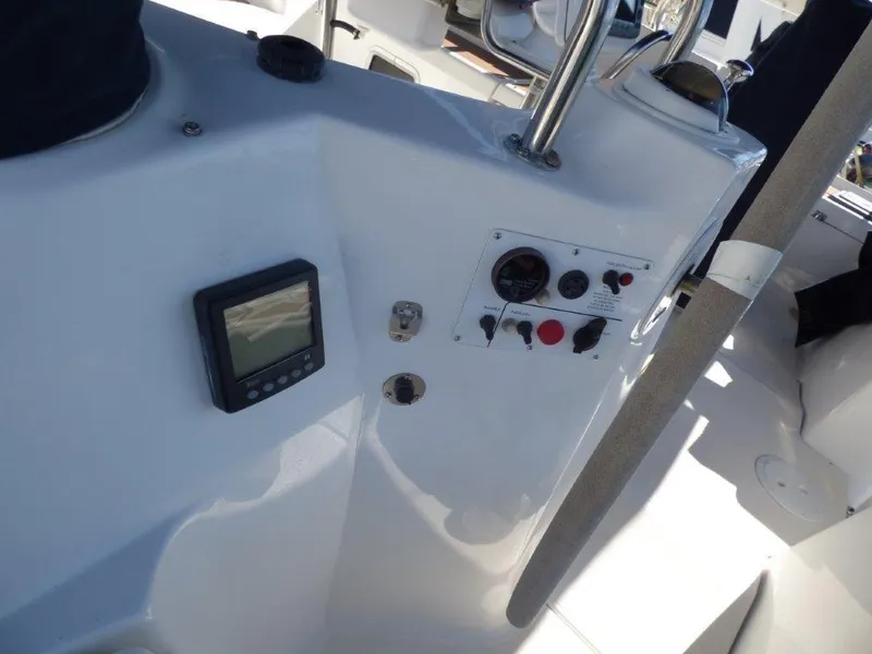 Engine data control and start panel