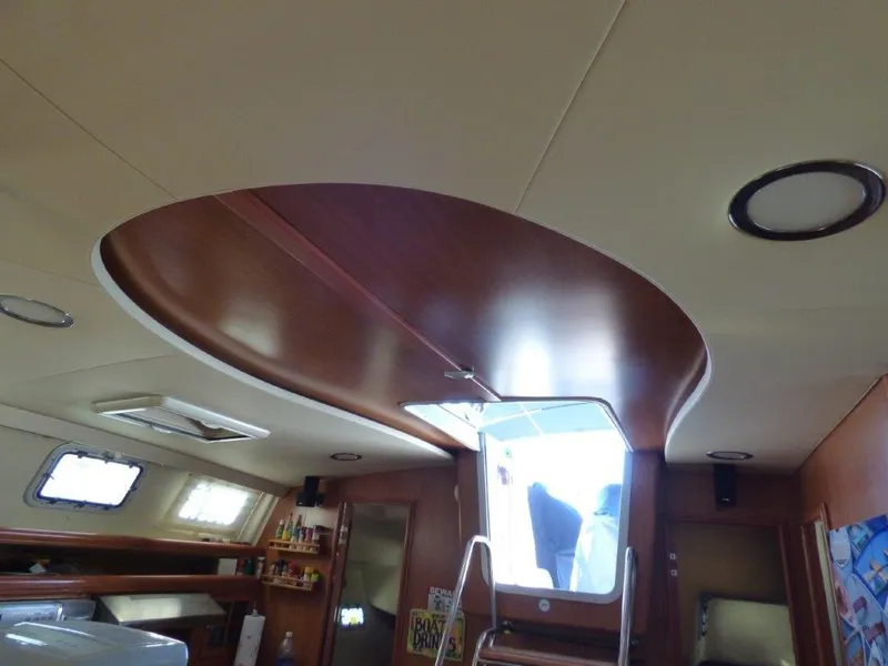 LED lighting and soft headliner