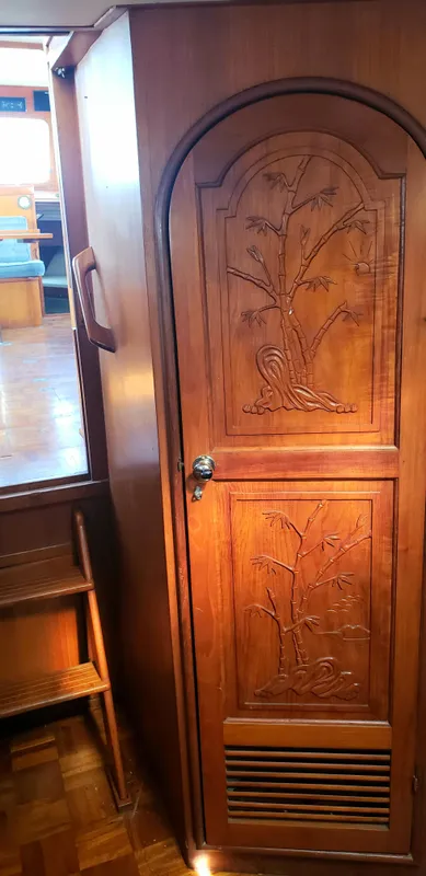 Beautiful Wood Carvings on Head Door
