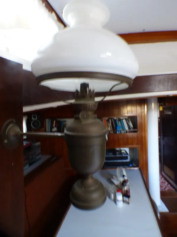 Oil Lamp in Salon
