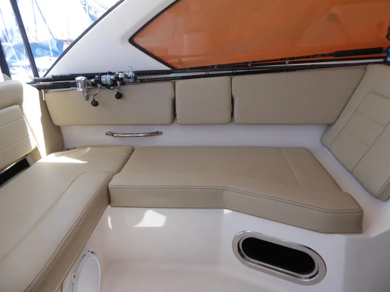 Seating adjacent to helm