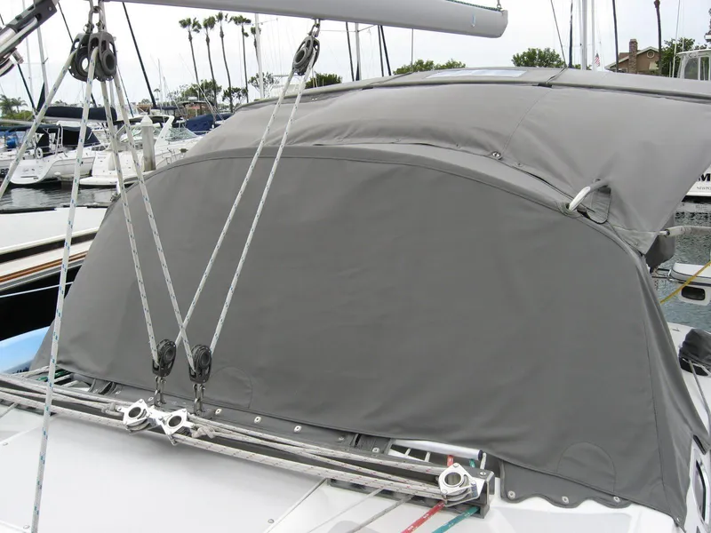 Mainsheet Traveler, Dodger w/Cover