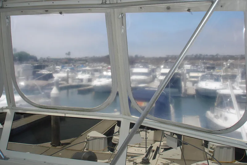 View from fly bridge