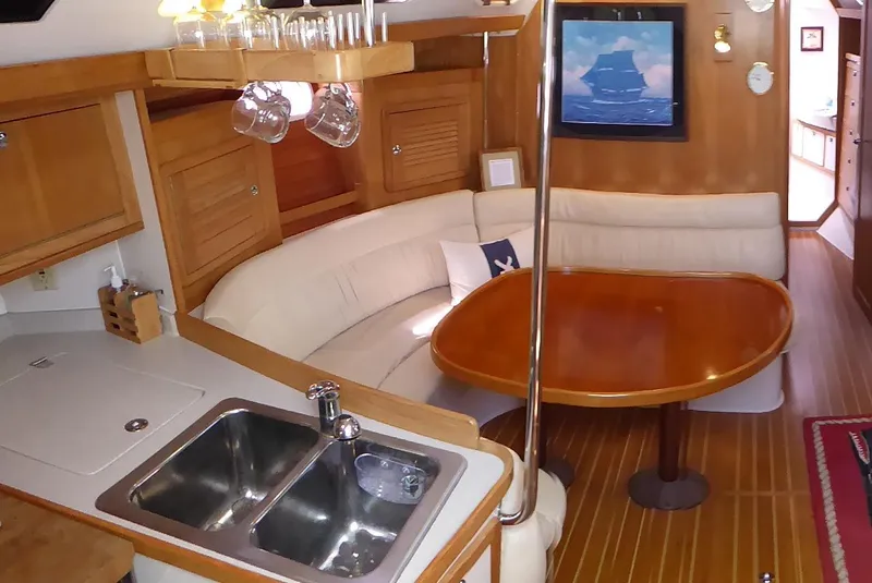 Interior to port