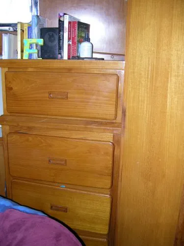 forward berth storage