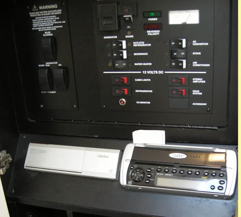 Stereo/Electrical panel